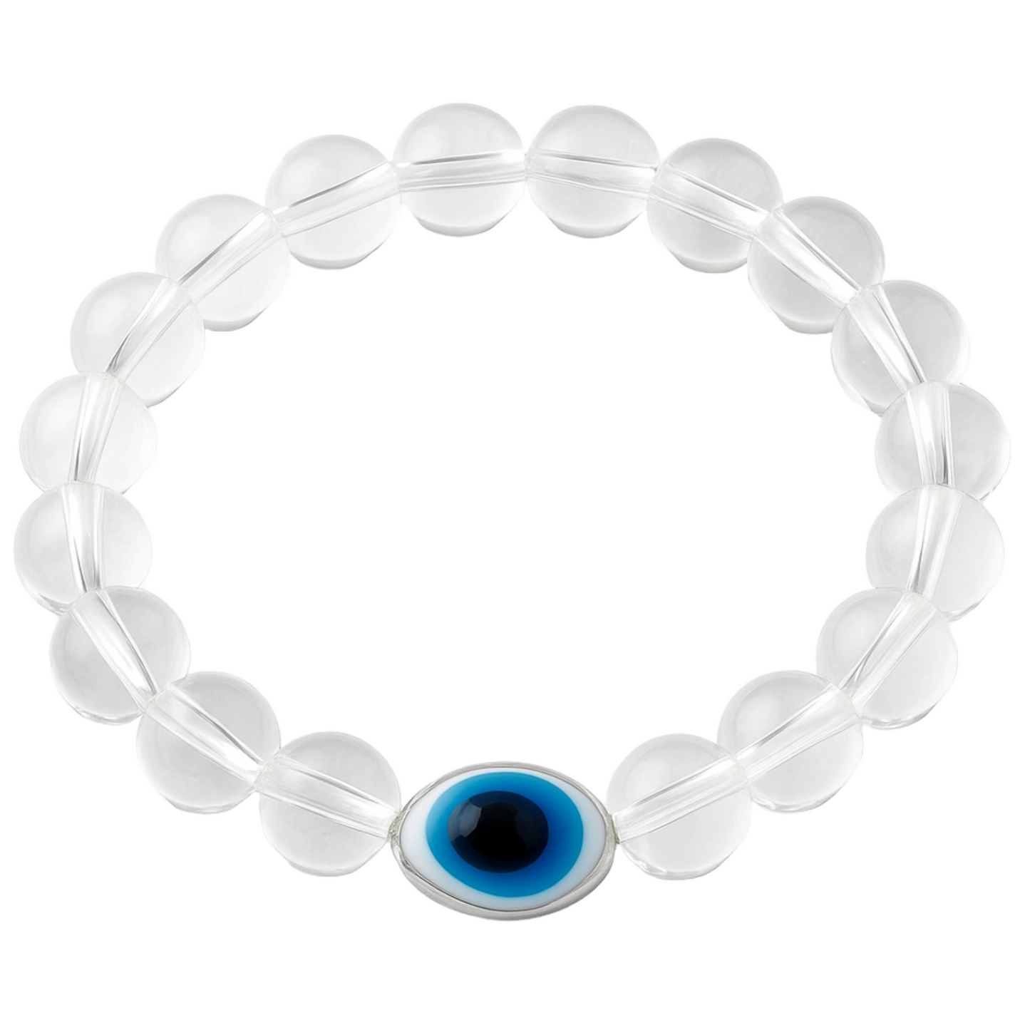 Transparent Evil Eye Bracelet Beads Set for Men & Women