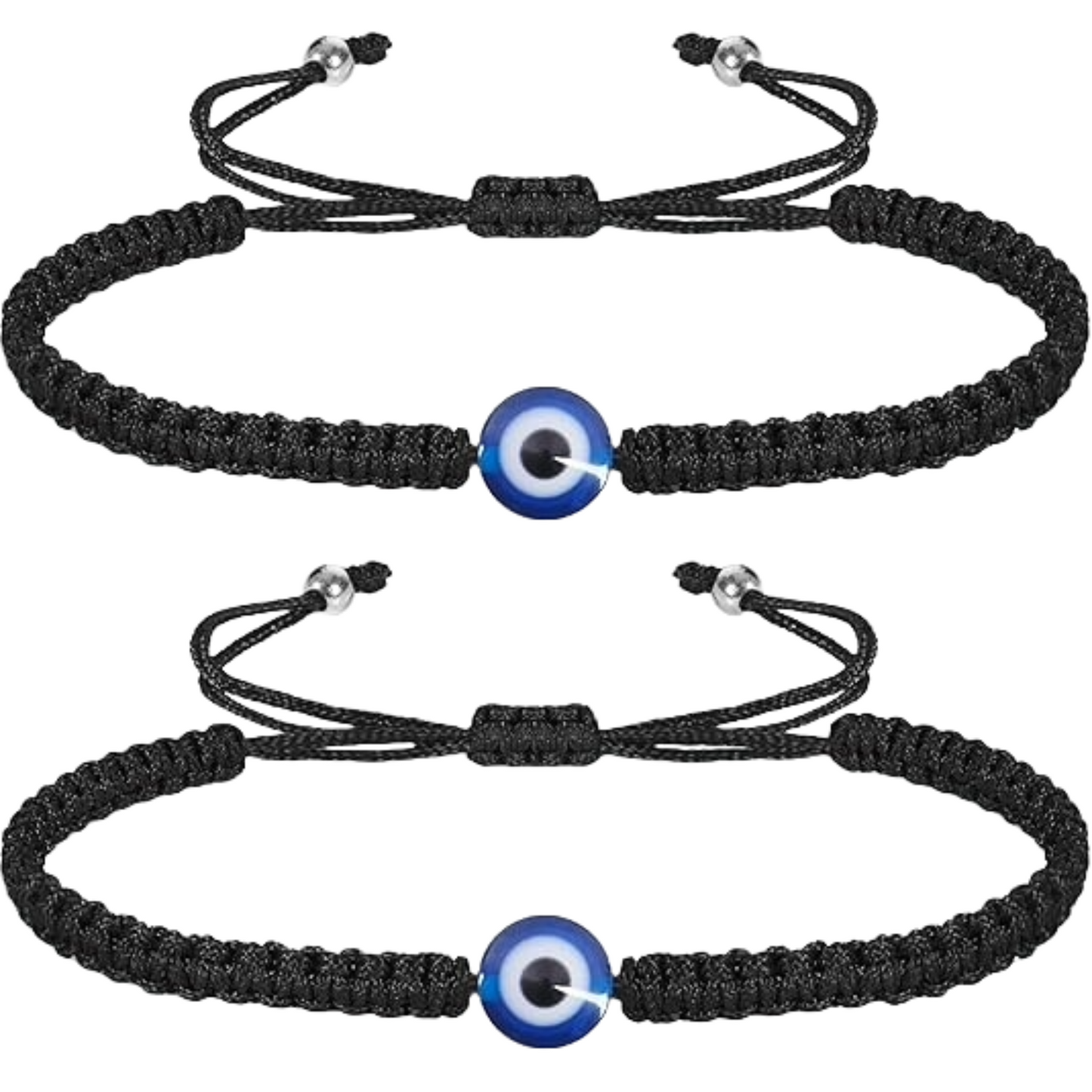 Macrame Design Handmade Adjustable Black Thread Nazariya Bracelet for Protection & Good Luck