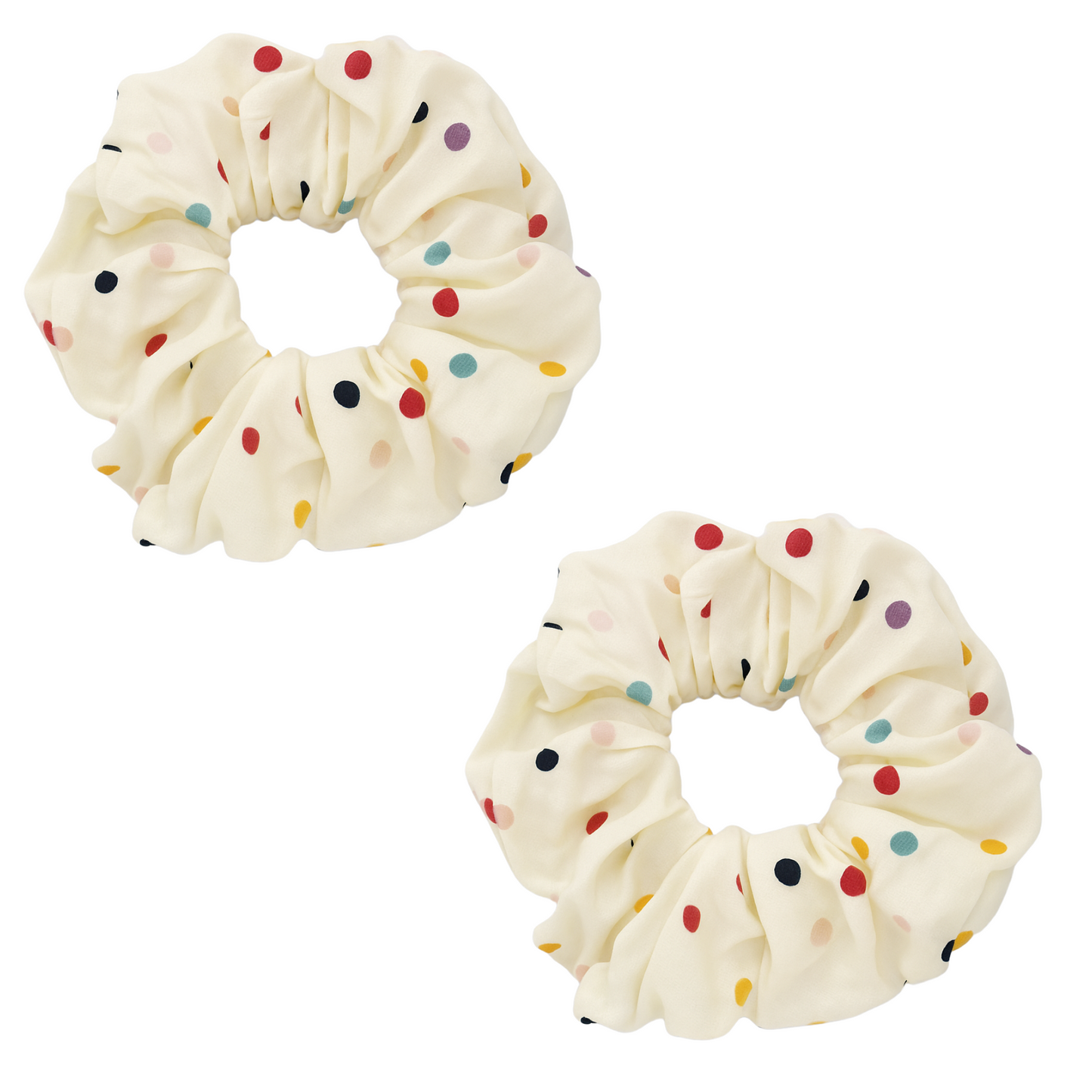 Multicolor Polka Dot Stretch Headbands for Women & Girls