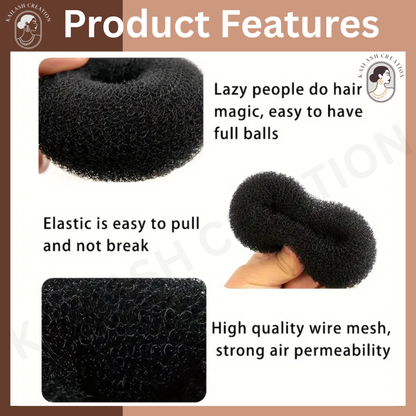 Donut Hair Bun Maker for Women and Girls
