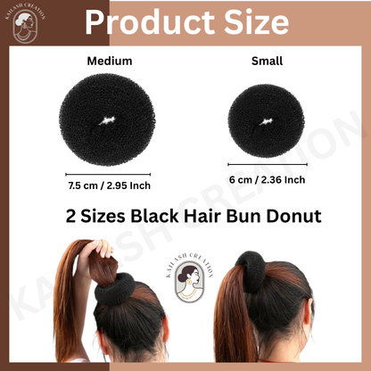 Donut Hair Bun Maker for Women and Girls