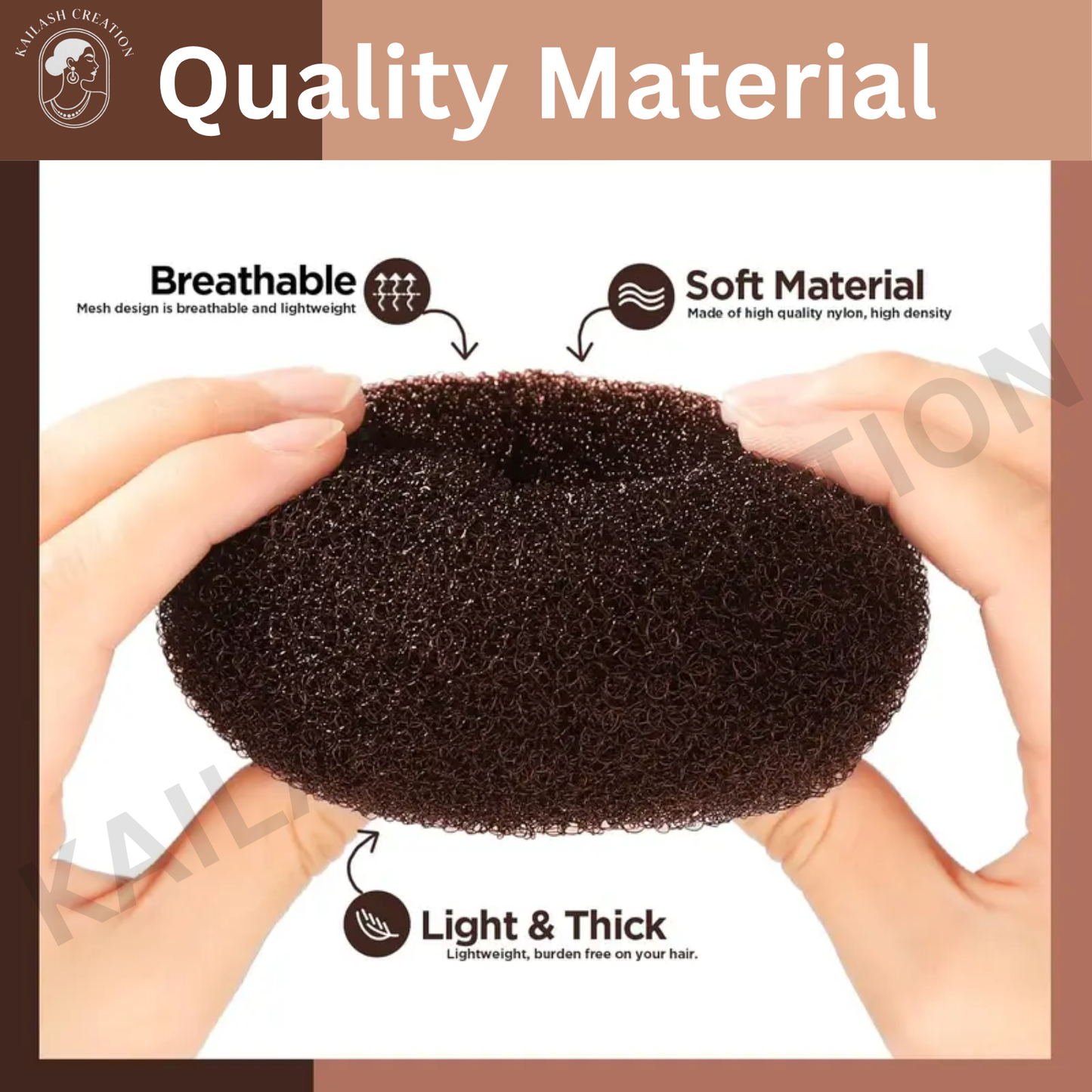 Donut Hair Bun Maker for Women and Girls