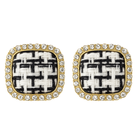 Vintage Diamond Romantic Korean Geometric Earrings for Women