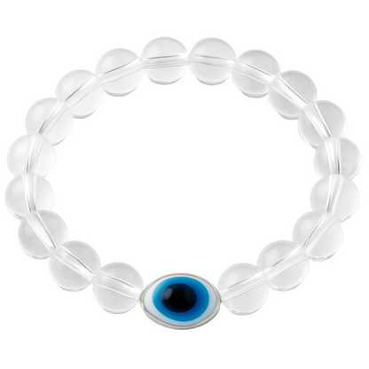 Transparent Evil Eye Bracelet Beads Set for Men & Women