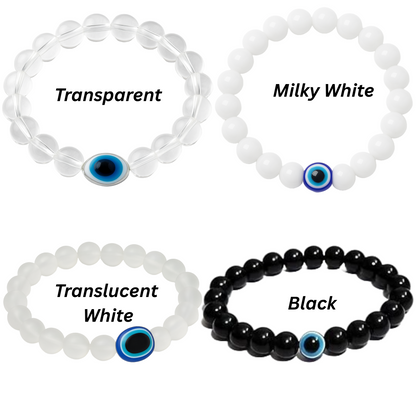 Multicolor Eye Bracelet Beads Set for Men Women Girls and Boys