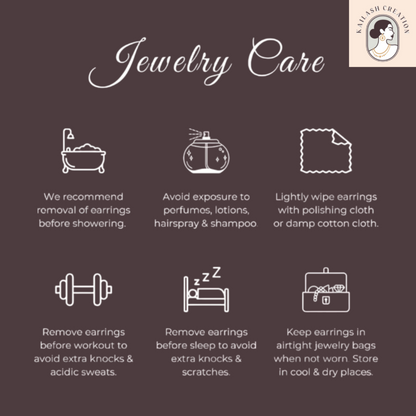 Heart Shape Gold Plated Earrings for Women