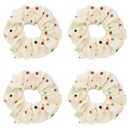 Multicolor Polka Dot Stretch Headbands for Women & Girls