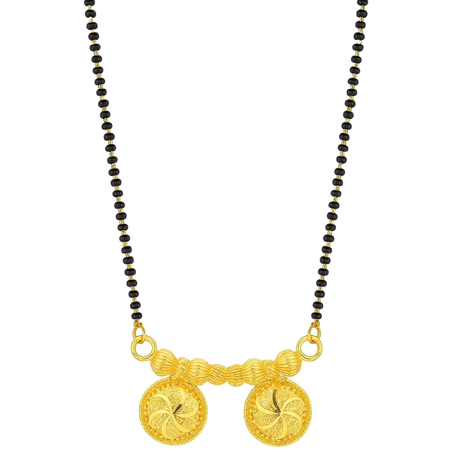 Saanvi Gold Twin Coin Mangalsutra