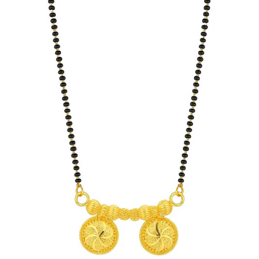 Saanvi Gold Twin Coin Mangalsutra