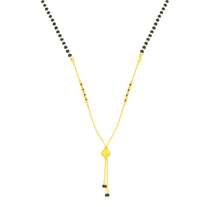 South Indian Style Devika Gold-Plated Mangalsutra Necklace for Women
