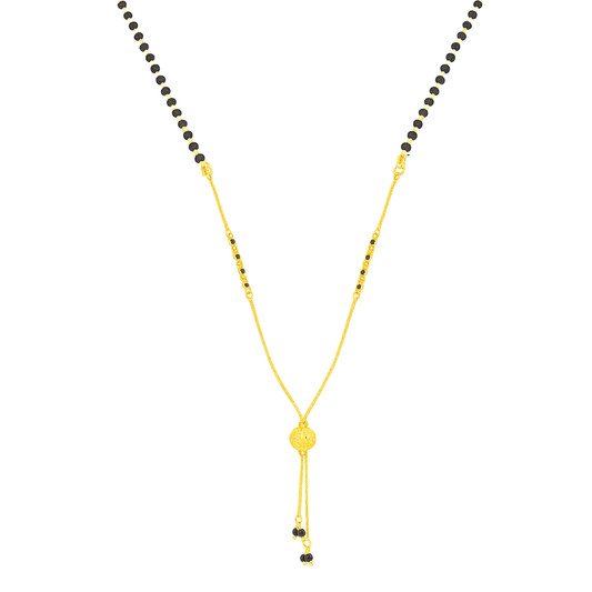 South Indian Style Devika Gold-Plated Mangalsutra Necklace for Women