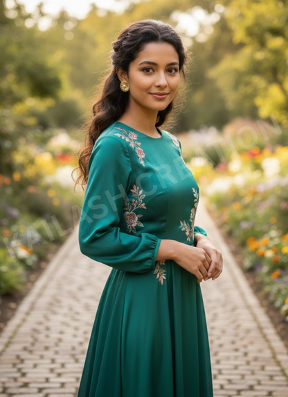 18K Gold Plated Flower Pearl Stud Earrings for Women & Girls Stylish