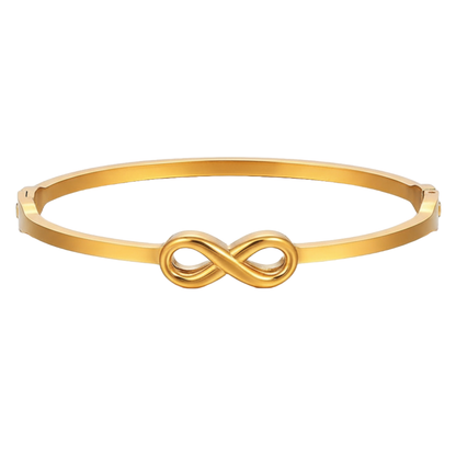 Anti Tarnish 18K Gold Plated Infinity Bracelet for Women and Girls