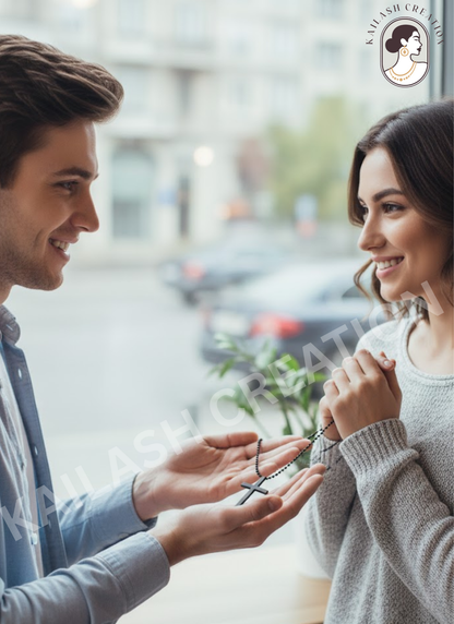 Christian Cross Black Anti Tarnish Pendant for Men and Boys Stylish