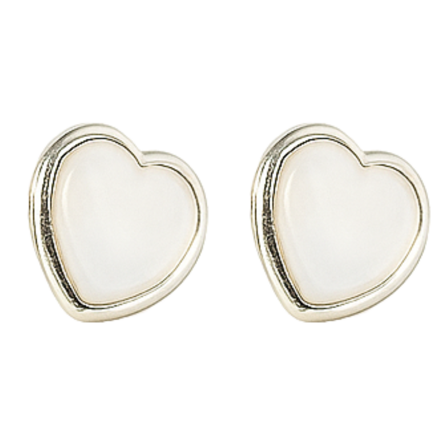 Heart Shape Stud Earrings for Women & Girls