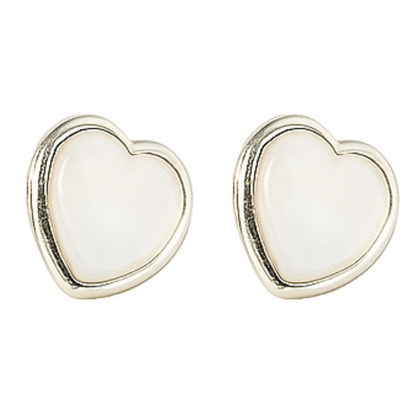 Heart Shape Stud Earrings for Women & Girls