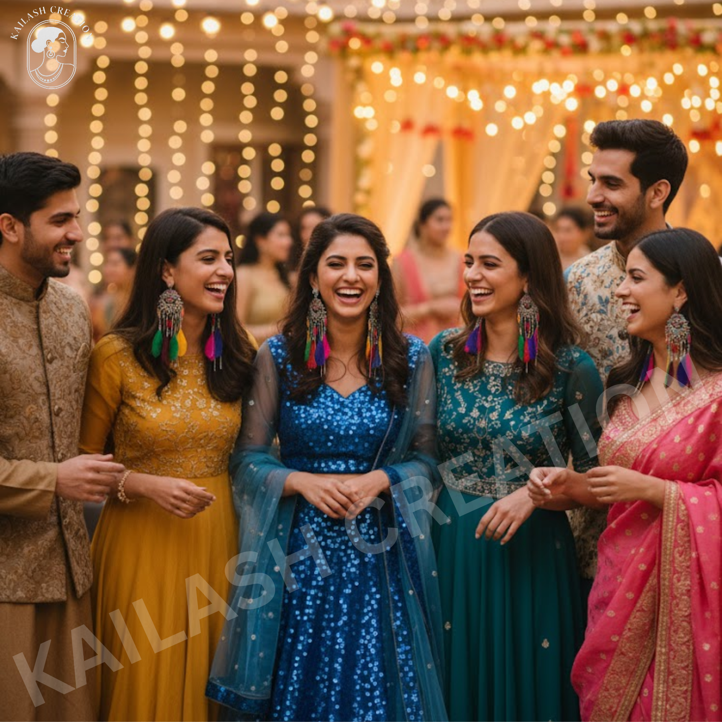 Multicolor Boho Feather Jhumki Earrings for Women and Girls Stylish