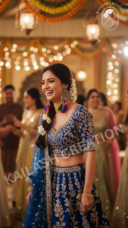 Multicolor Boho Feather Jhumki Earrings for Women and Girls Stylish