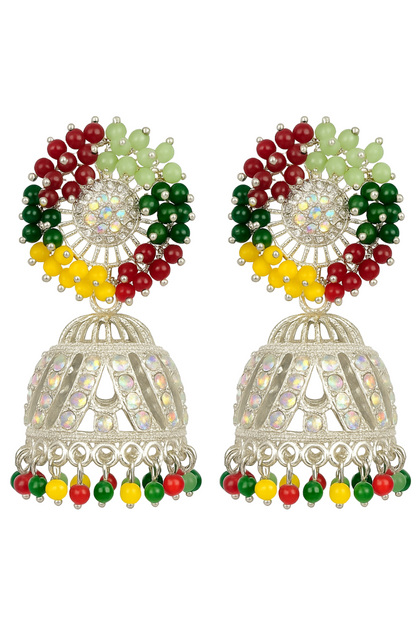 Multicolor Jhumki Earrings for Women & Girls