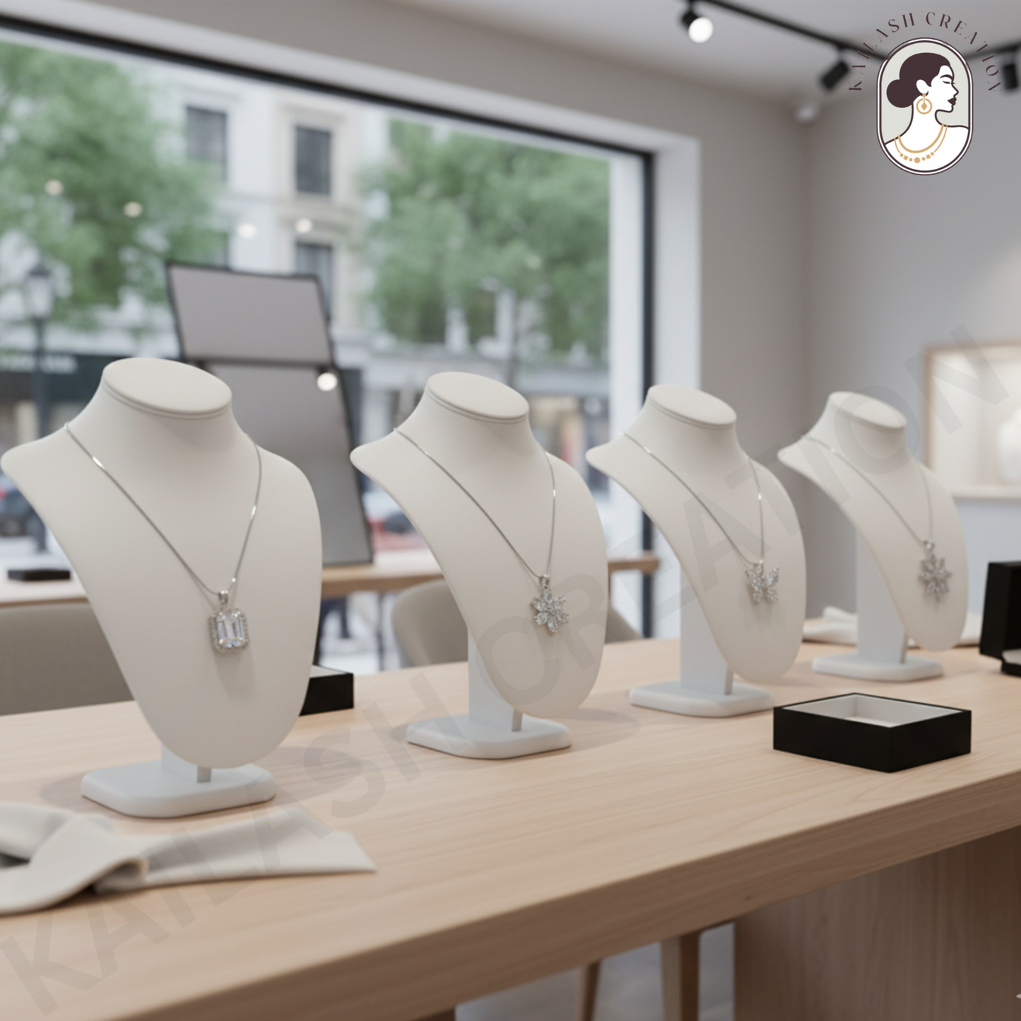 Sunburst Flower CZ Diamond 18 inches Silver Plated Chain Pendant for women and Girls