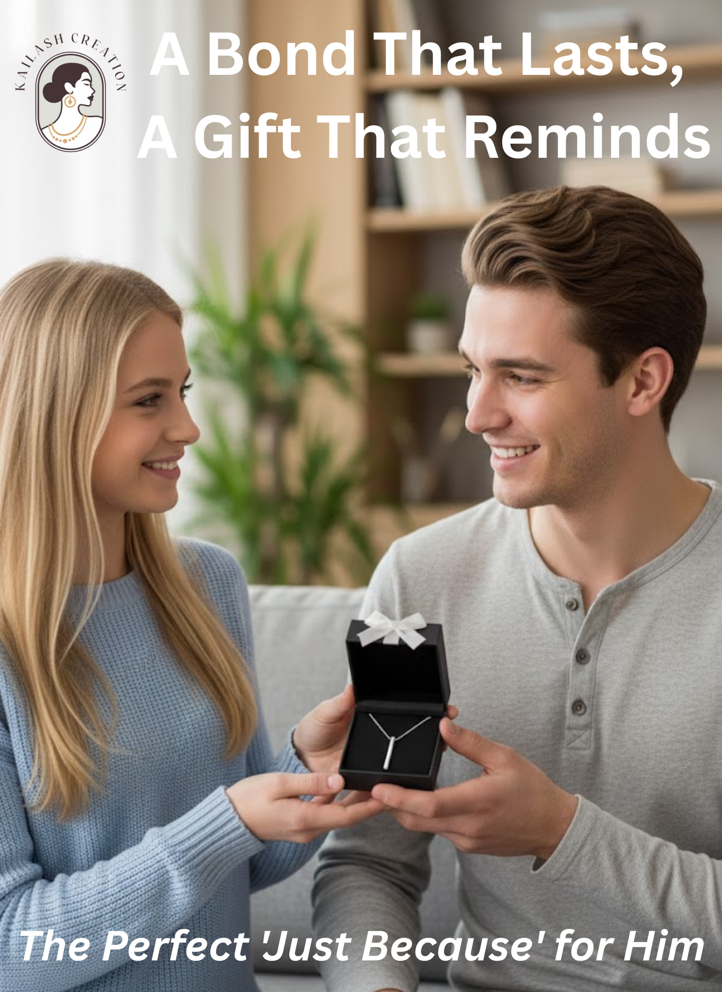 Anti Tarnish 3D Silver Cuboid Vertical Bar Pendant for Men and Boys