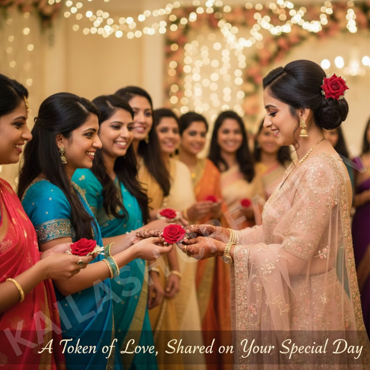 Red Fabric Rose Flower Hair Clip for Women and Girls stylish