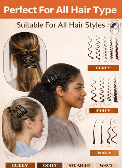 Pack of 36 - Tic Tac Hair Clips Matte Black for Women & Girls