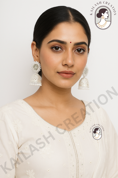 Multicolor Jhumki Earrings for Women & Girls