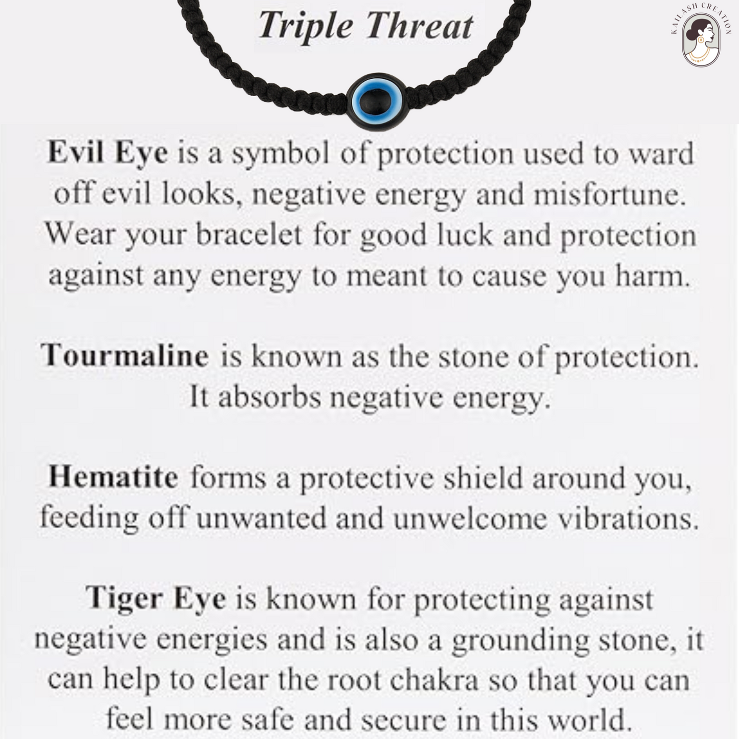 Evil Eye Adjustable Thread Anklet for women and Girls