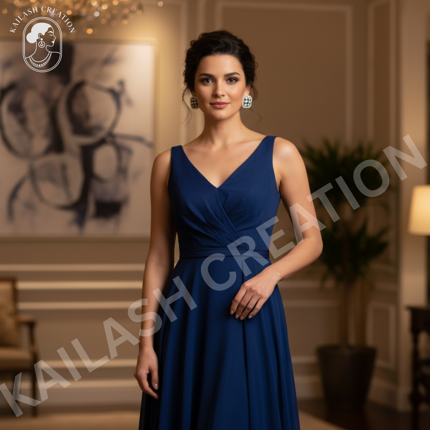 Vintage Diamond Romantic Korean Geometric Earrings for Women