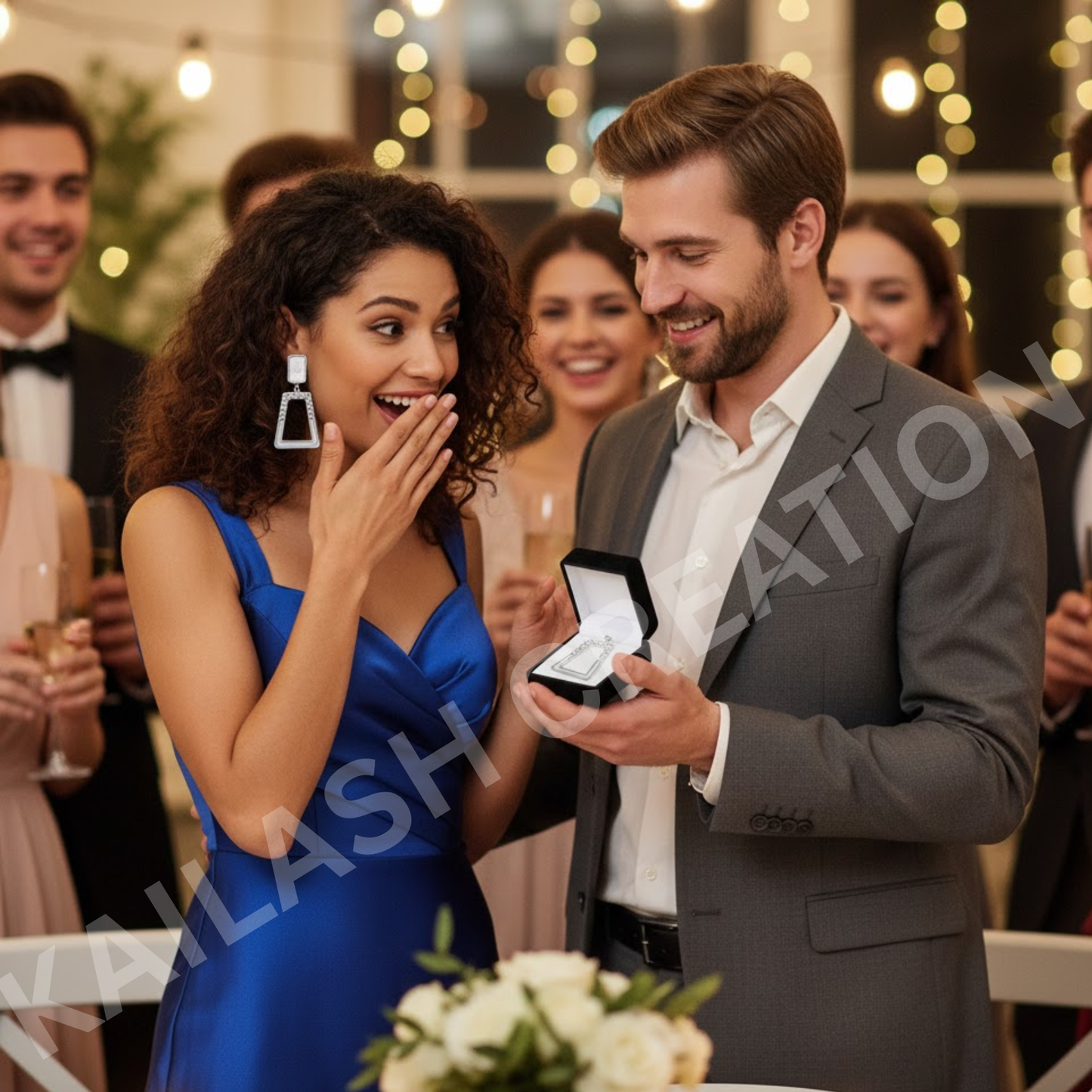 Minimalist White Cutout Geometric Dangle Earrings for Girls & Women Stylish