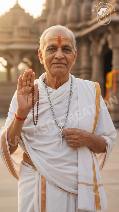 Anti Tarnish Stainless Steel Hanuman Ji Gada Design Pendant for Boys and Men