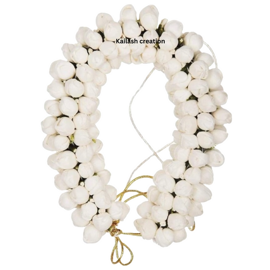 Artificial Jasmine Mogra Flower Hair Gajra Garland Juda Decoration Phool Gazra