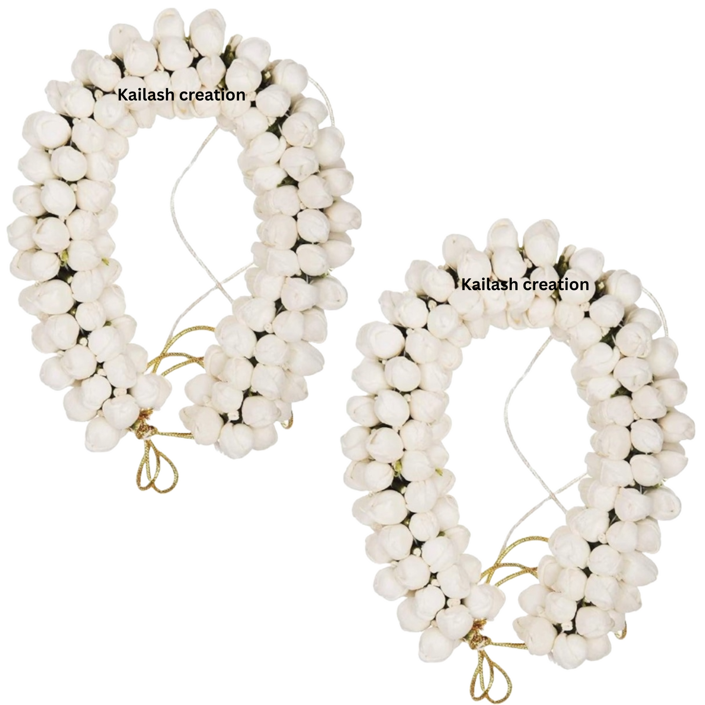 Artificial Jasmine Mogra Flower Hair Gajra Garland Juda Decoration Phool Gazra