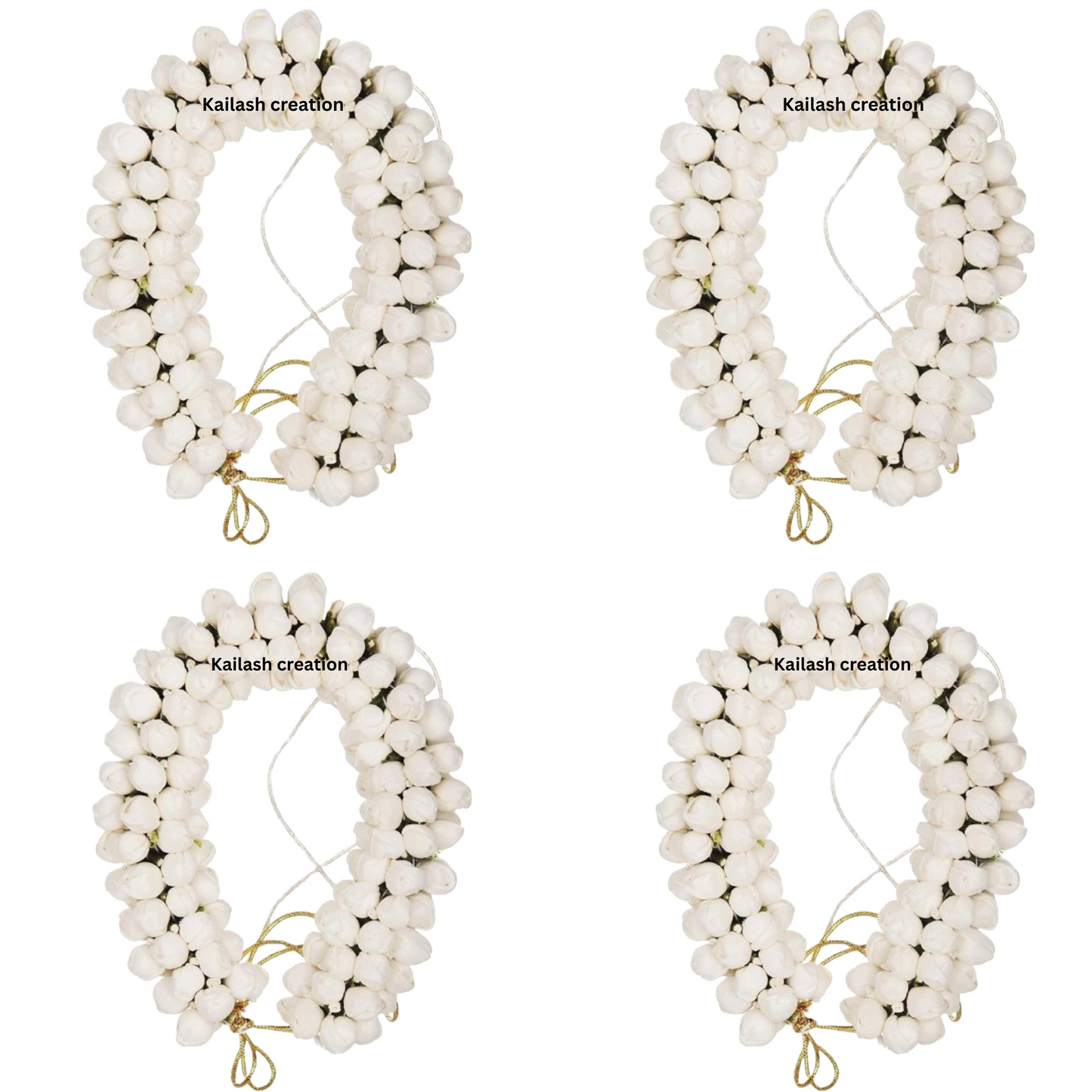 Artificial Jasmine Mogra Flower Hair Gajra Garland Juda Decoration Phool Gazra