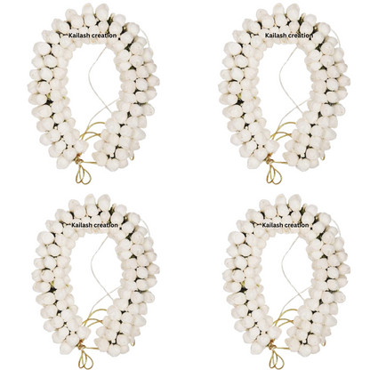 Artificial Jasmine Mogra Flower Hair Gajra Garland Juda Decoration Phool Gazra