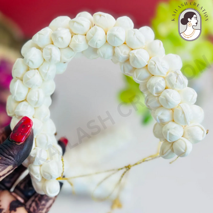 Artificial Jasmine Mogra Flower Hair Gajra Garland Juda Decoration Phool Gazra