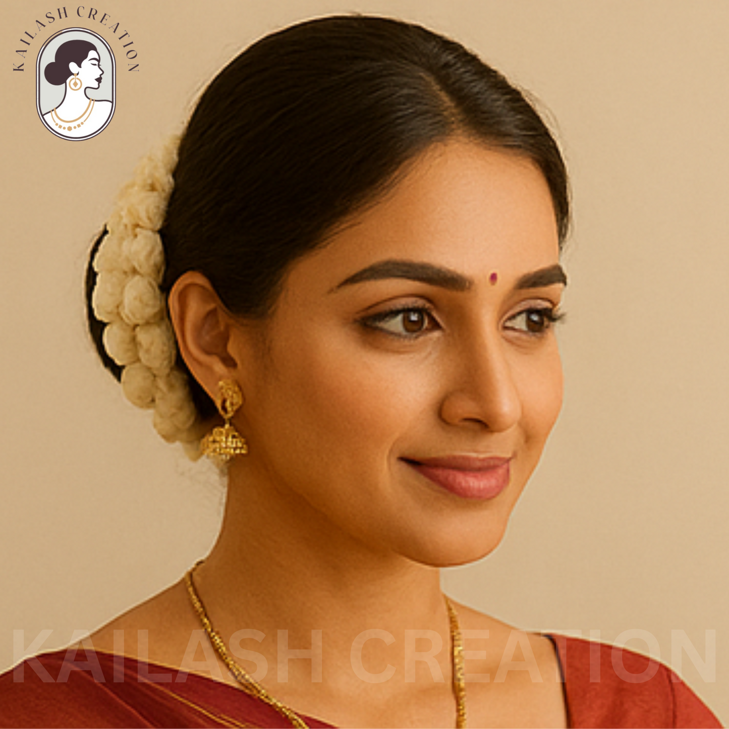 Artificial Jasmine Mogra Flower Hair Gajra Garland Juda Decoration Phool Gazra