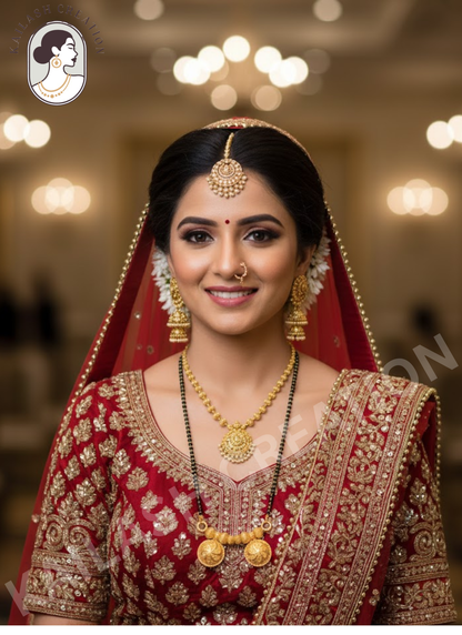 Saanvi Gold Twin Coin Mangalsutra