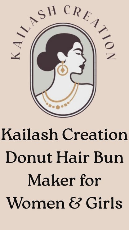 Donut Hair Bun Maker for Women and Girls